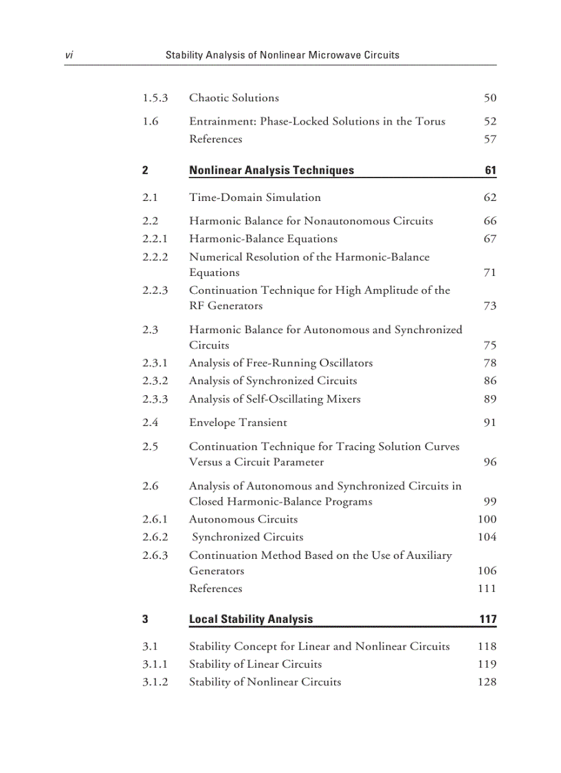 image for page Stability Analysis of Nonlinear Microwave Circuits