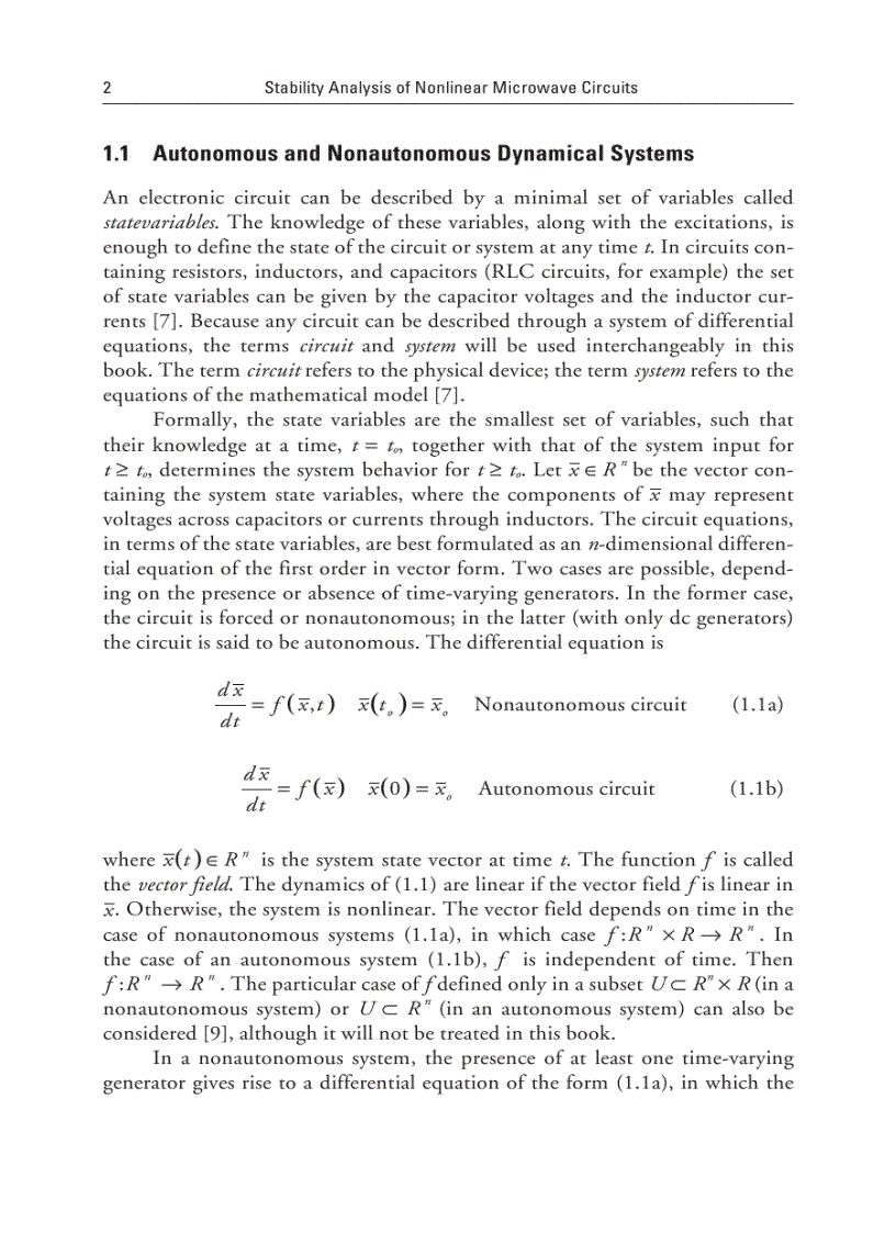 image for page Stability Analysis of Nonlinear Microwave Circuits