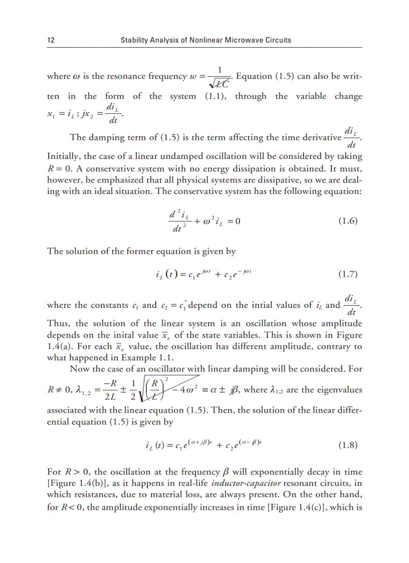 image for page Stability Analysis of Nonlinear Microwave Circuits