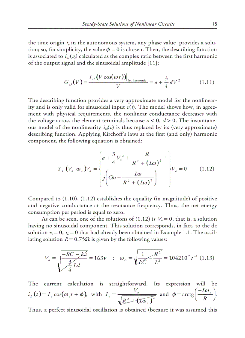 image for page Stability Analysis of Nonlinear Microwave Circuits