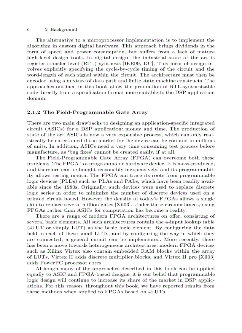 image for page Synthesis and optimization of DSP algorithms