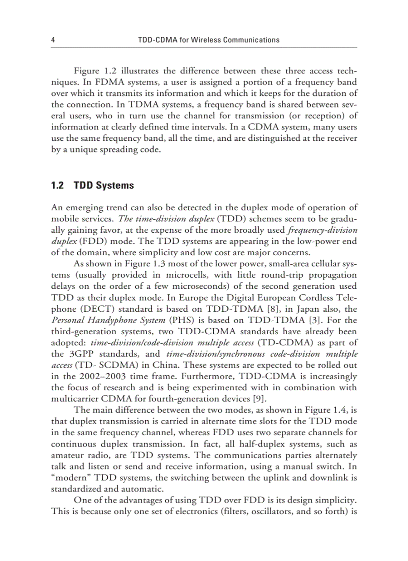 image for page TDD CDMA for Wireless Communications