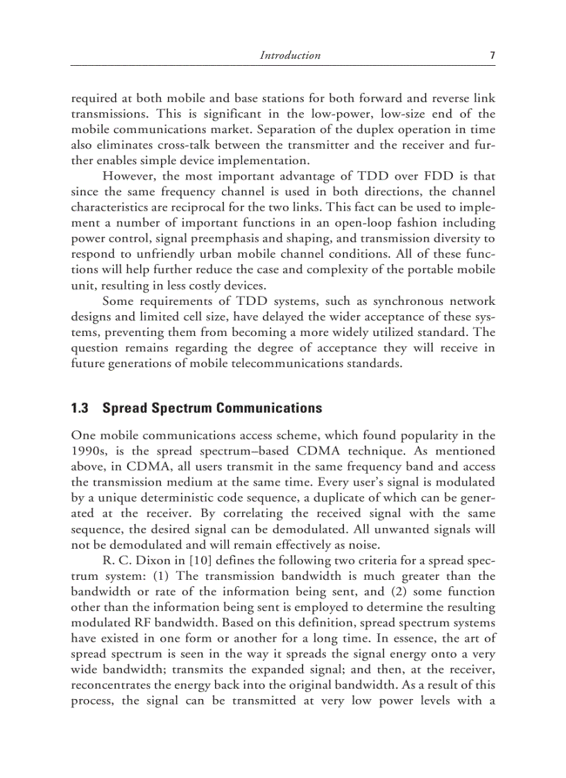 image for page TDD CDMA for Wireless Communications