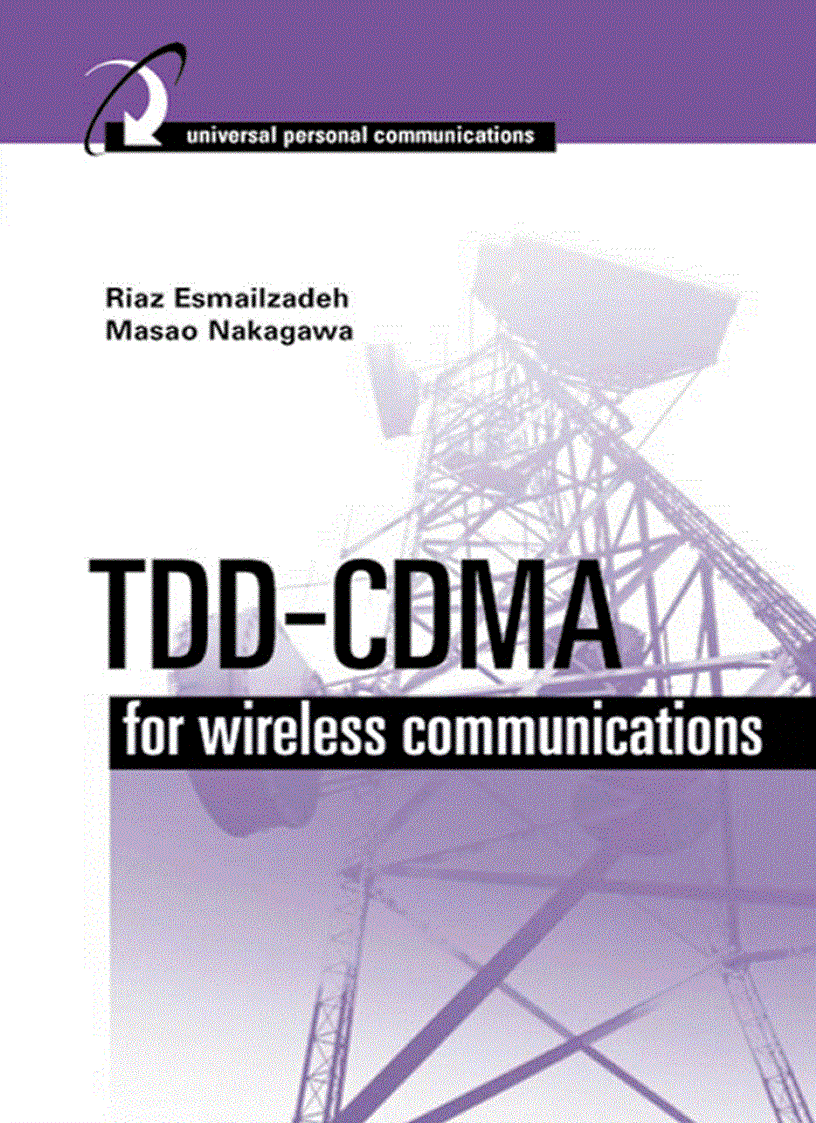 image for page TDD CDMA for Wireless Communications 1