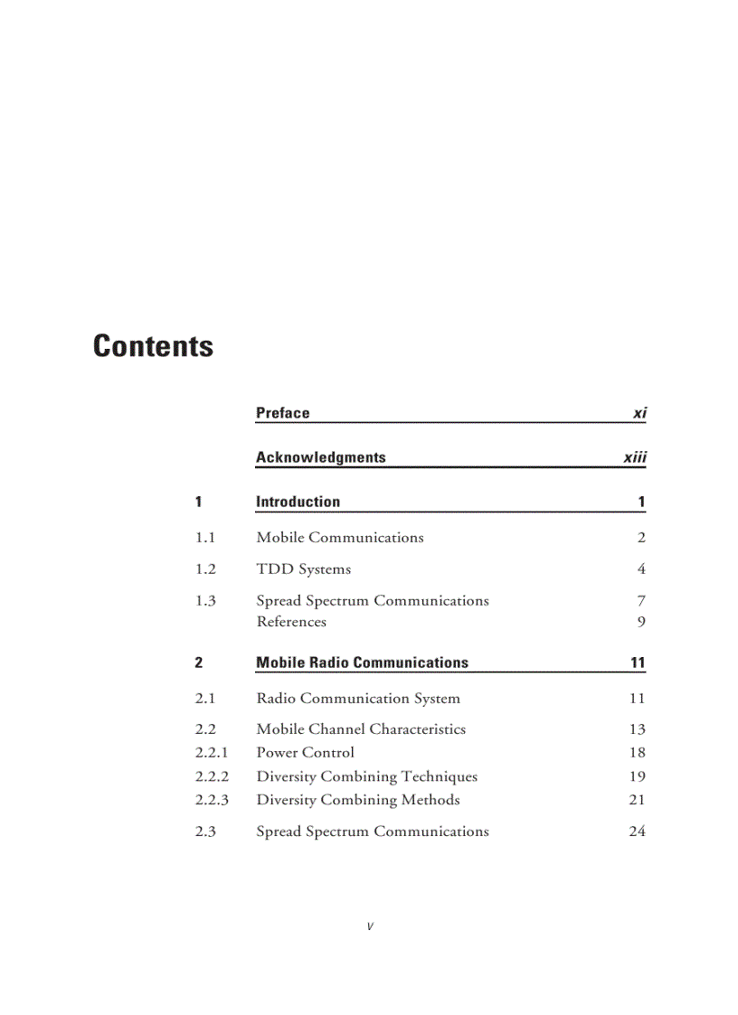 image for page TDD CDMA for Wireless Communications 1