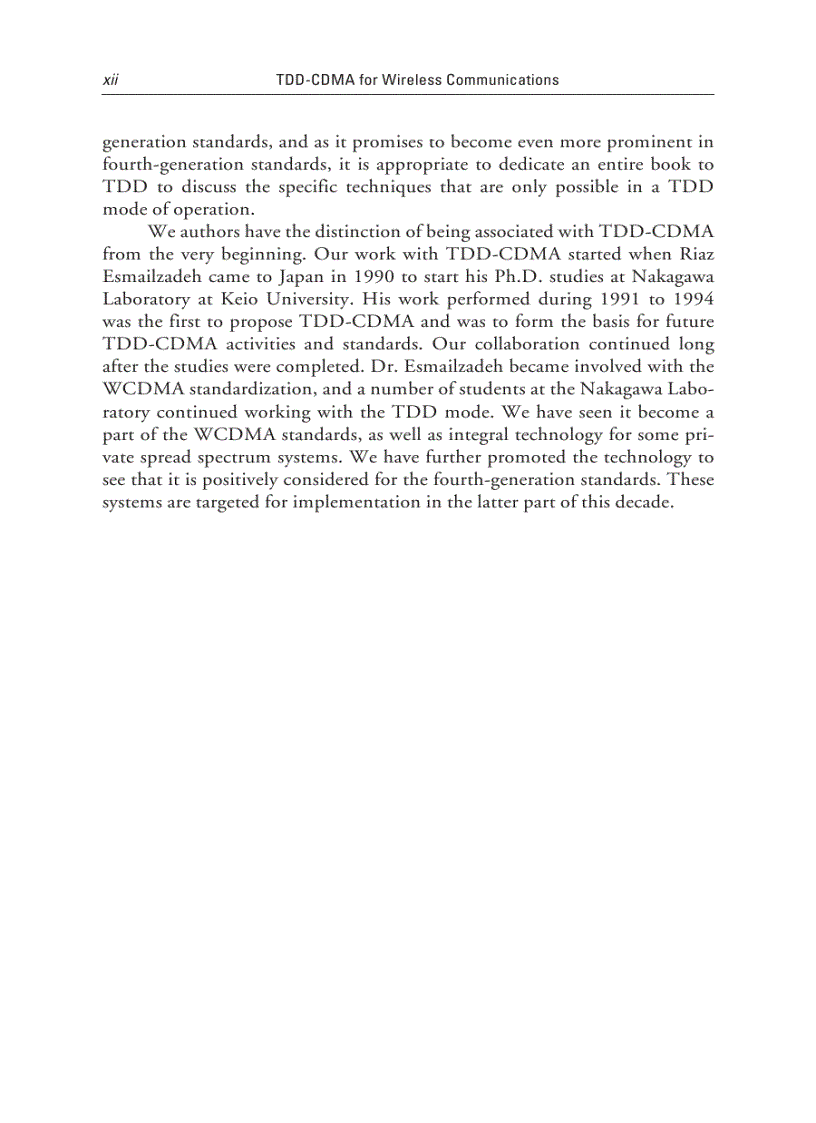 image for page TDD CDMA for Wireless Communications 1