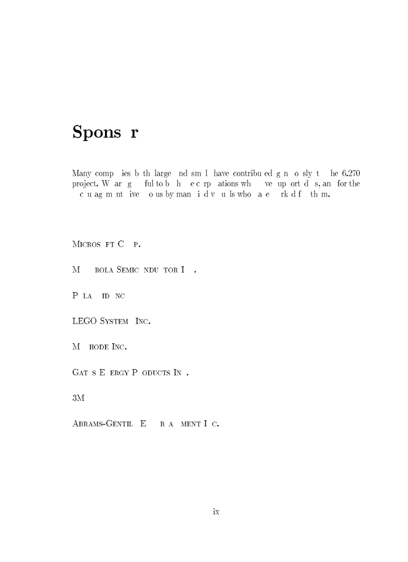 image for page The 6 270 Robot Builder s Guide for the 1992 M I T LEGO Robot Design Competition