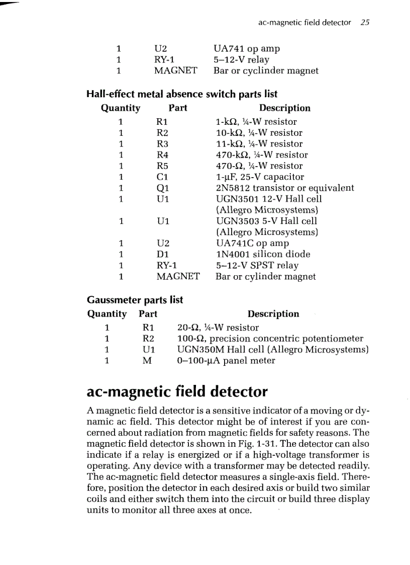 image for page The Alarm Sensor and Security Circuit Cookbook