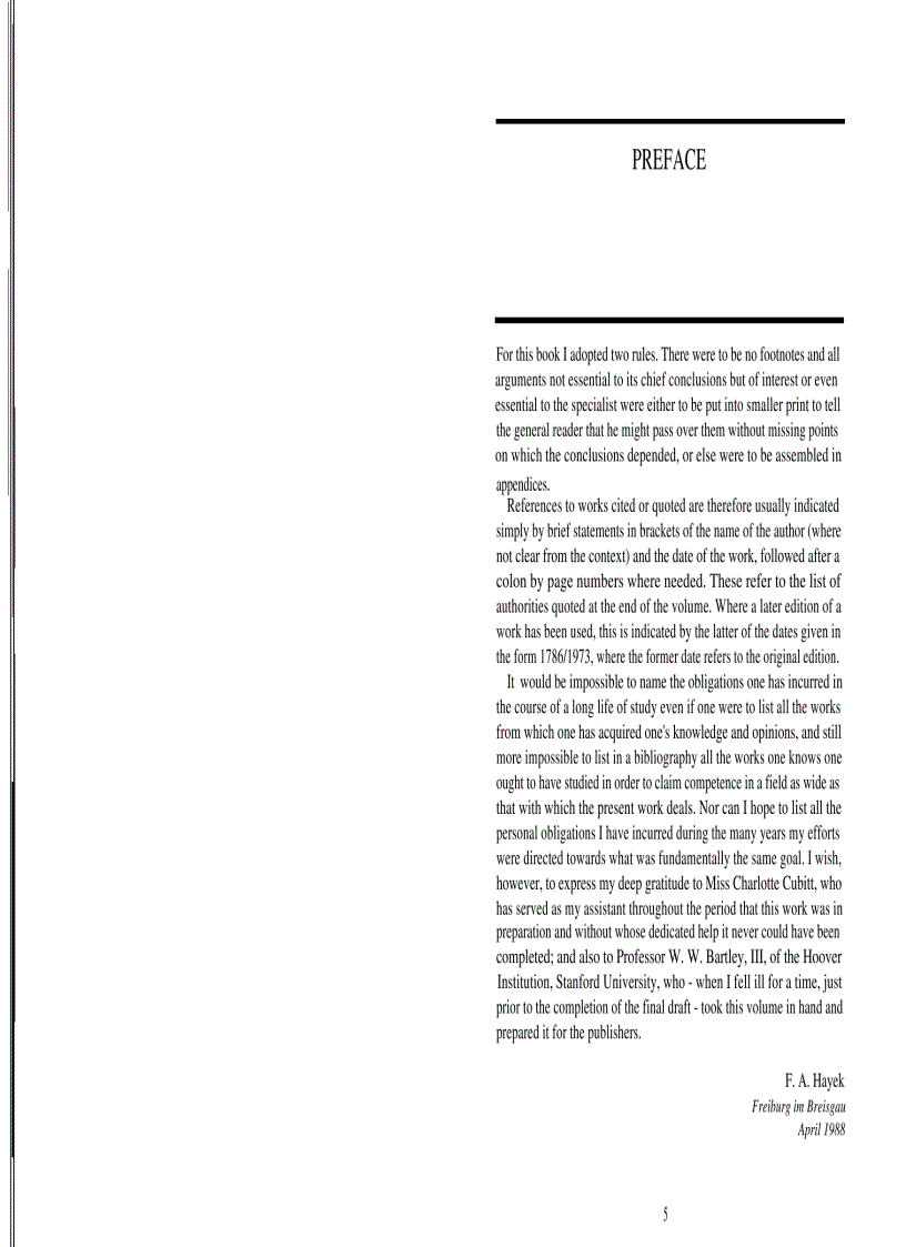 image for page The Fatal Conceit The Errors of Socialism