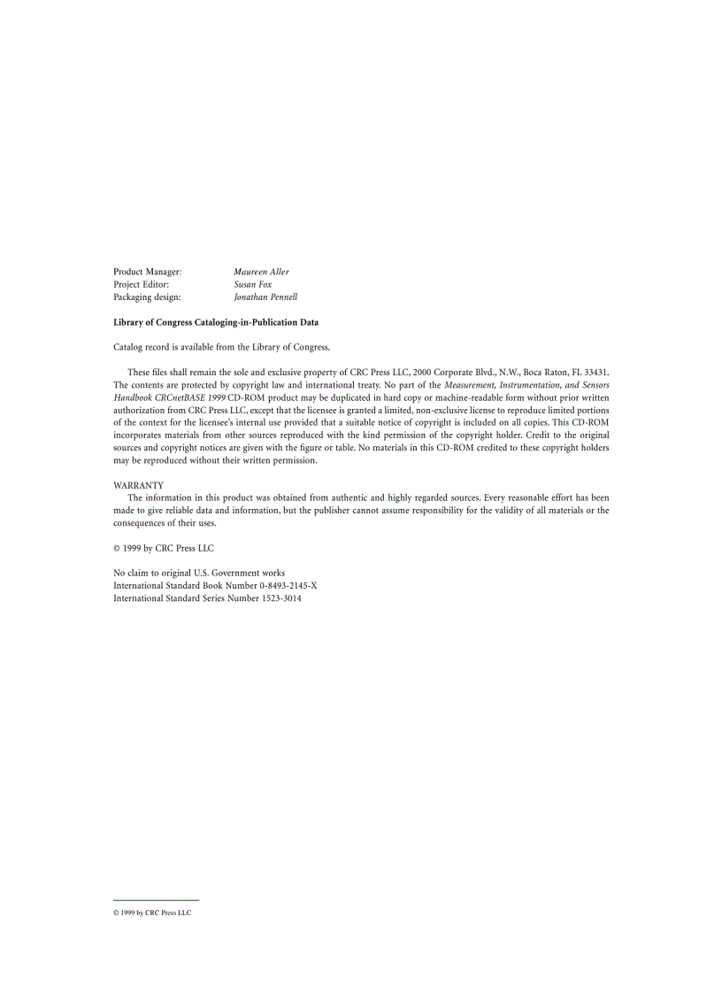image for page The Measurement Instrumentation and Sensors Handbook