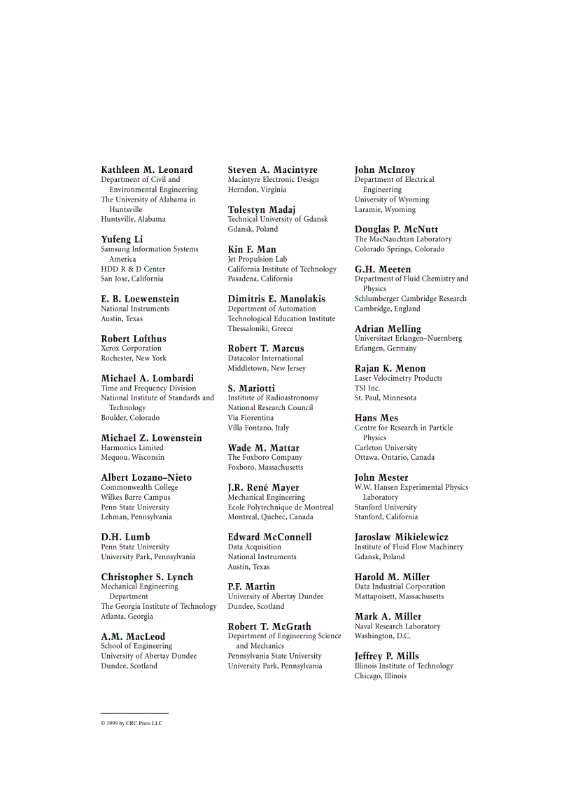image for page The Measurement Instrumentation and Sensors Handbook
