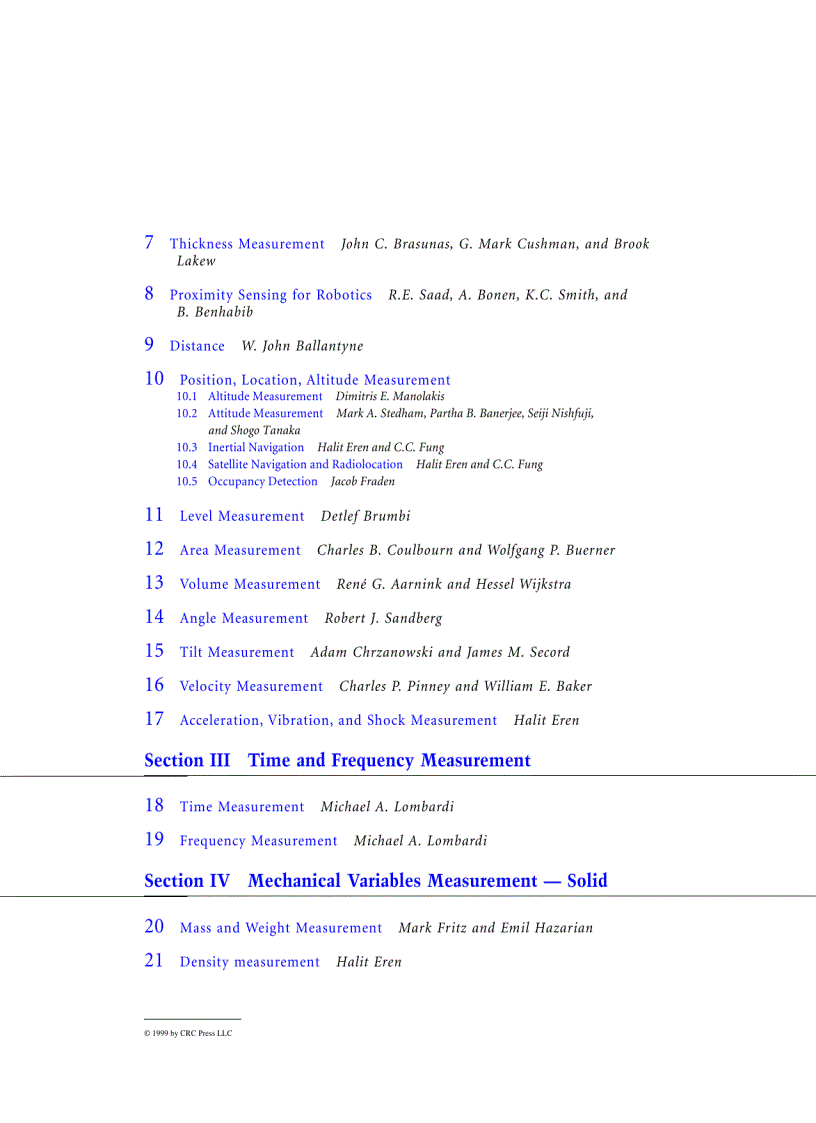 image for page The Measurement Instrumentation and Sensors Handbook