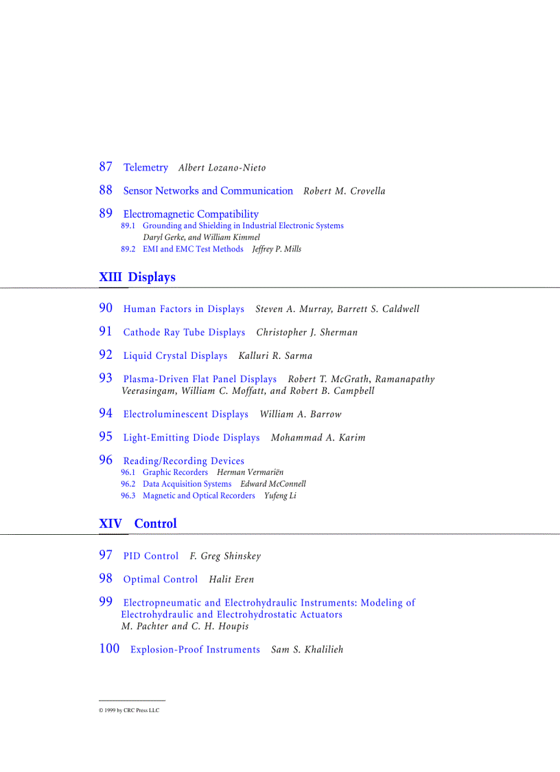 image for page The Measurement Instrumentation and Sensors Handbook