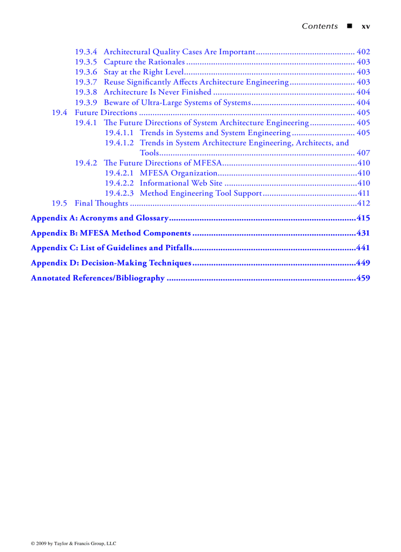 image for page The Method Framework for Engineering System Architectures