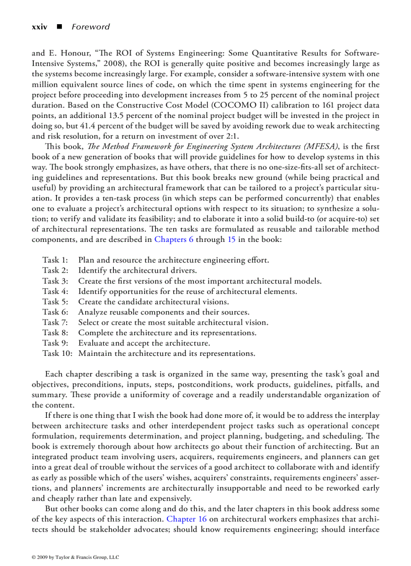 image for page The Method Framework for Engineering System Architectures