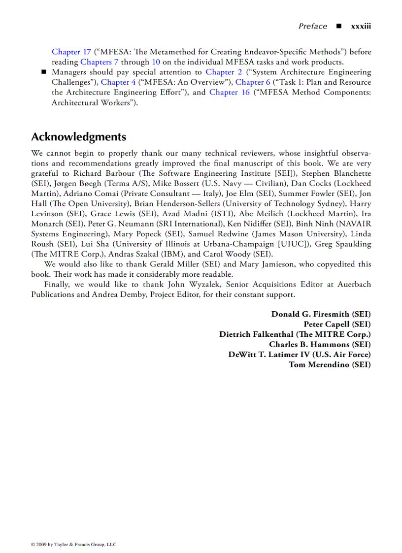 image for page The Method Framework for Engineering System Architectures