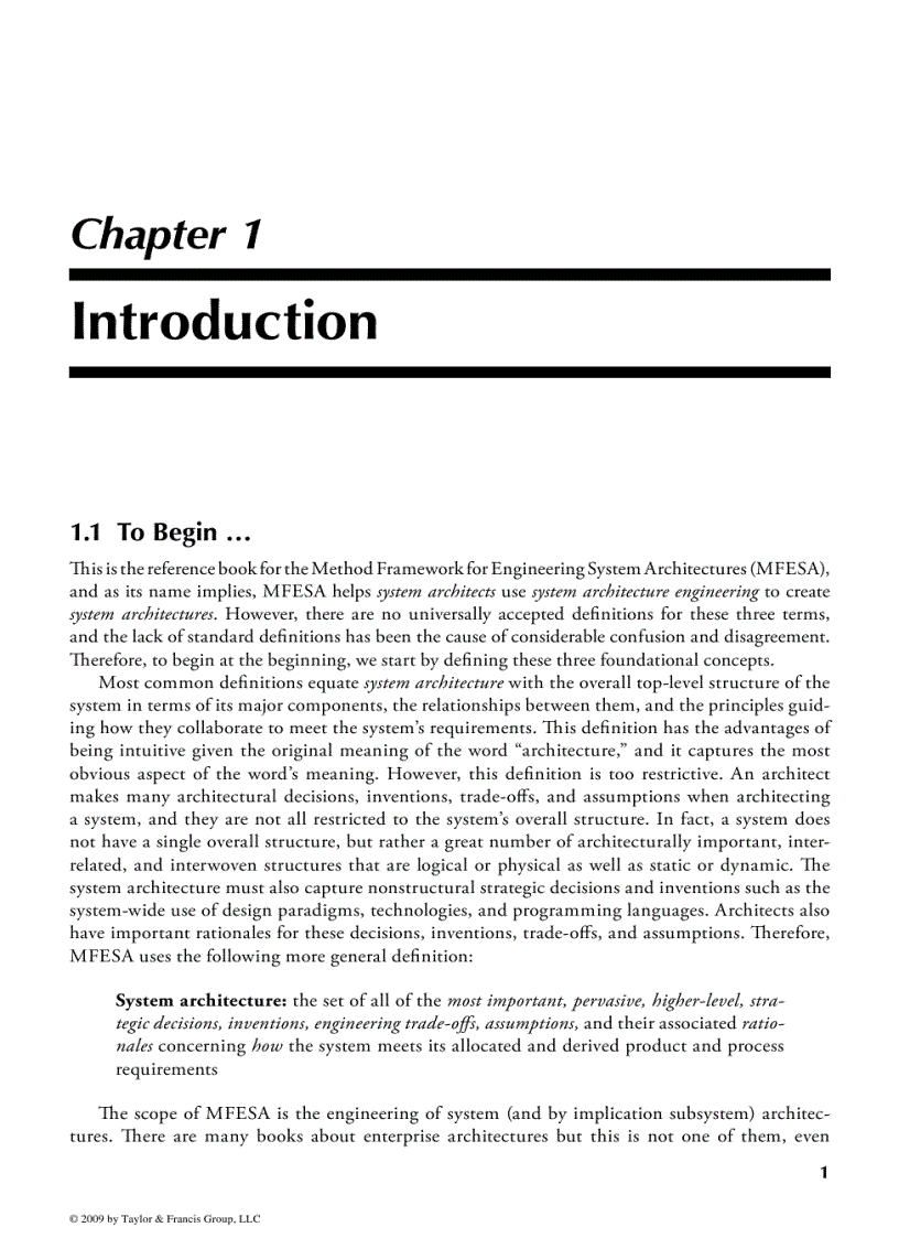 image for page The Method Framework for Engineering System Architectures