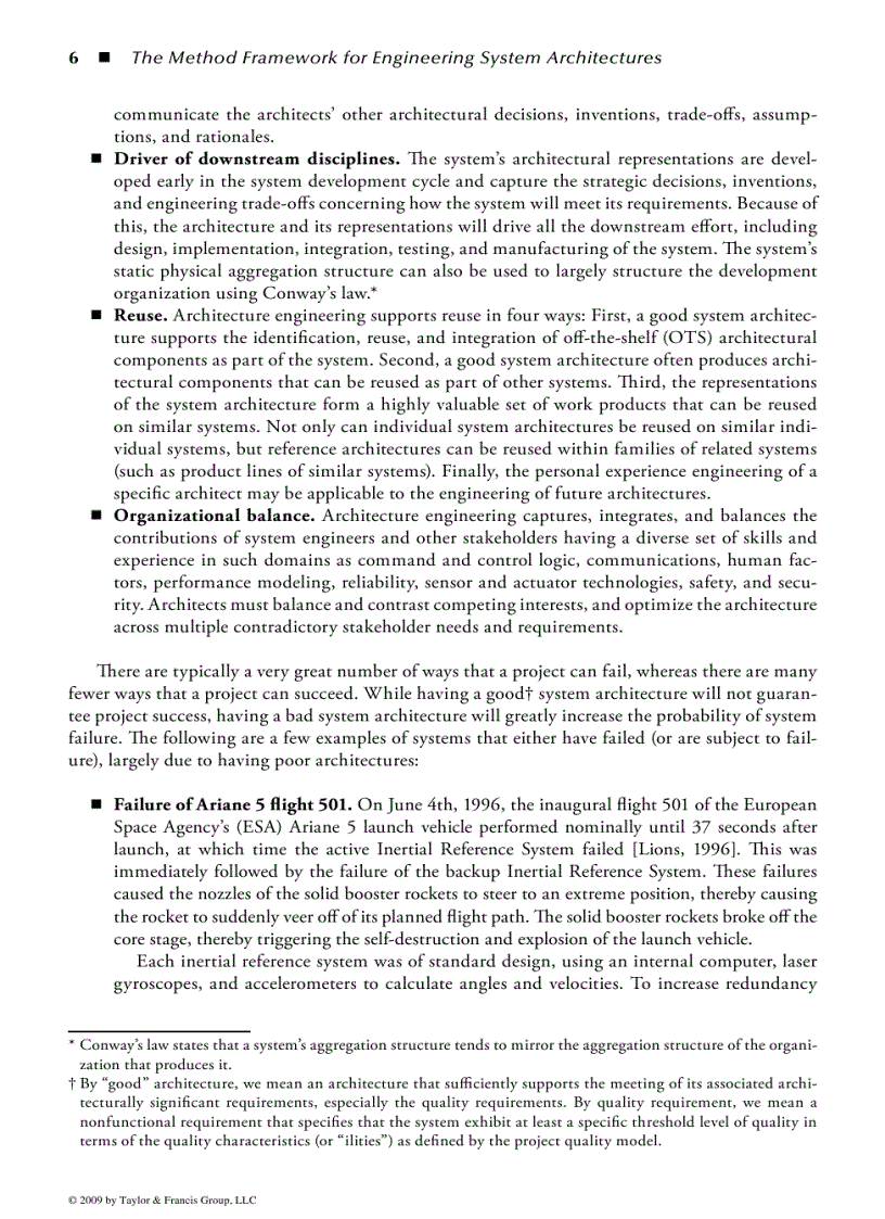 image for page The Method Framework for Engineering System Architectures