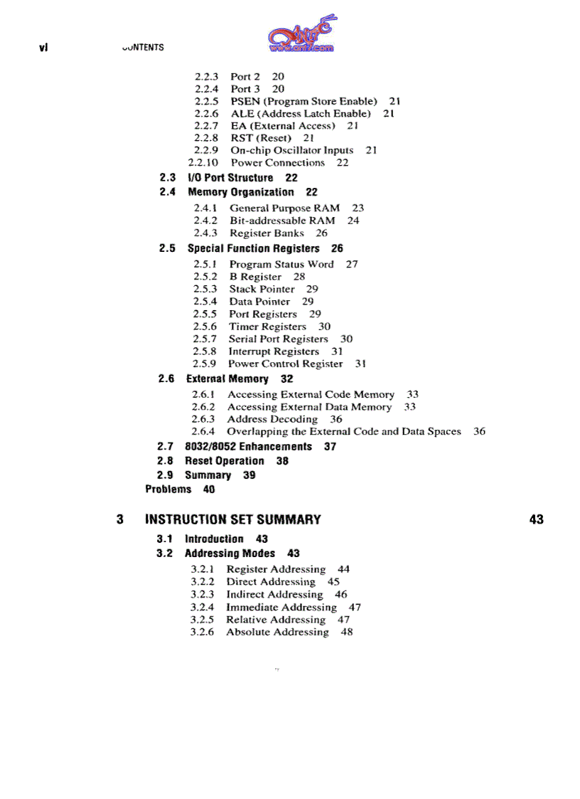 image for page The Microcontroler 8051