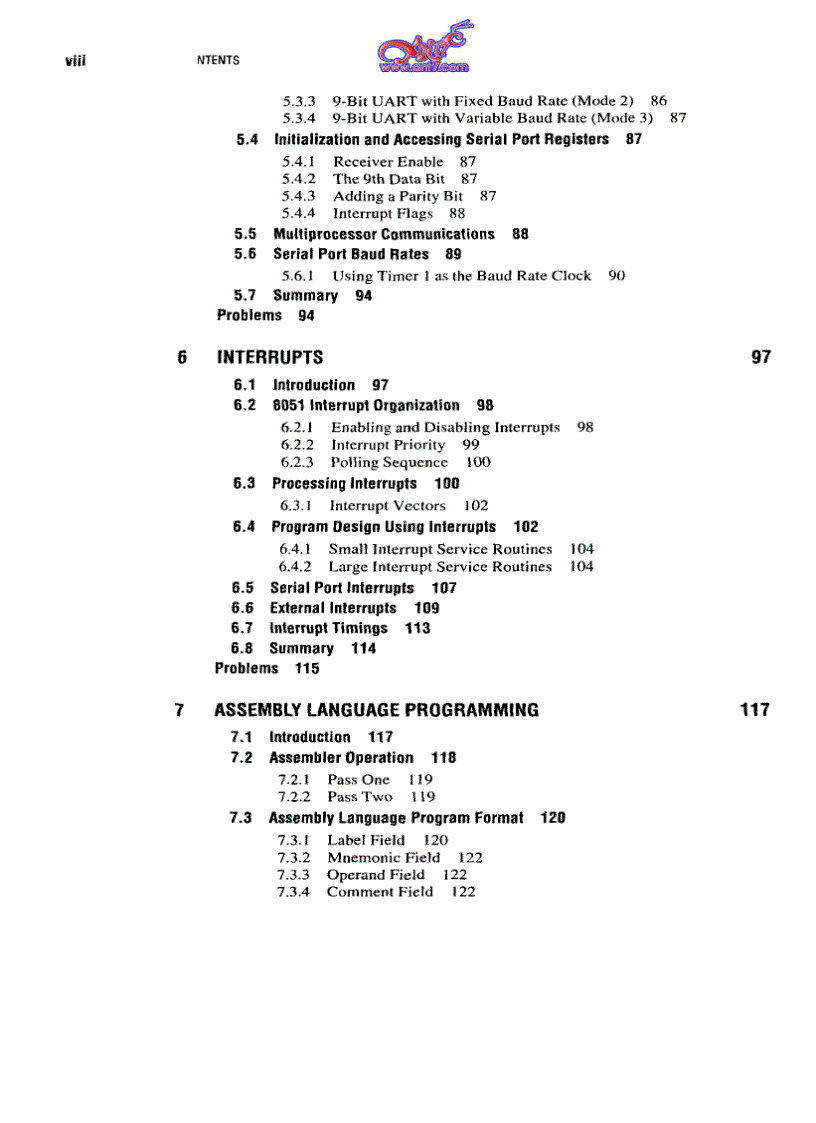 image for page The Microcontroler 8051