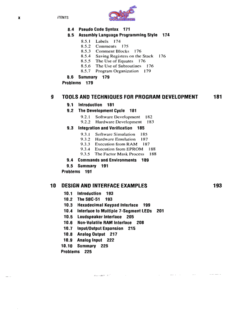 image for page The Microcontroler 8051