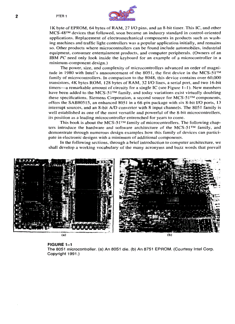 image for page The Microcontroler 8051