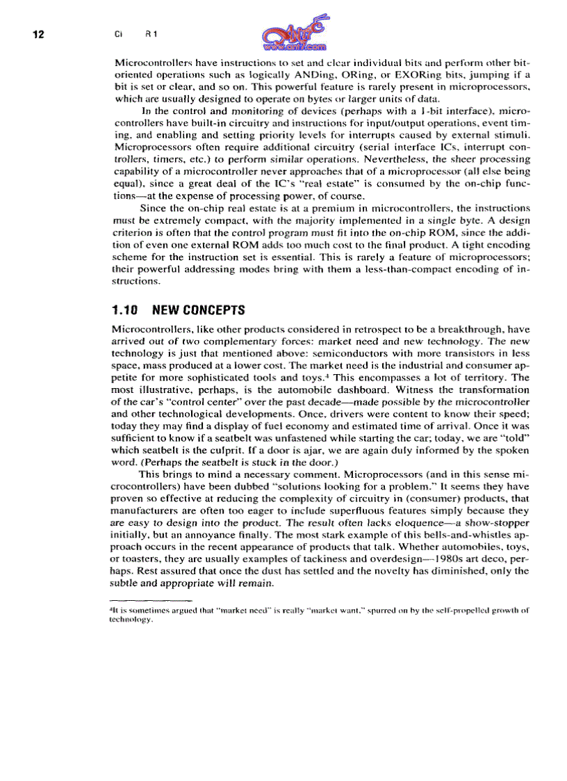 image for page The Microcontroler 8051