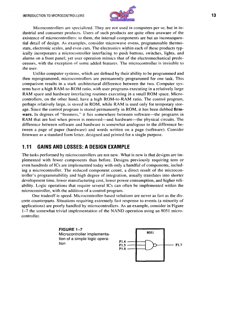 image for page The Microcontroler 8051