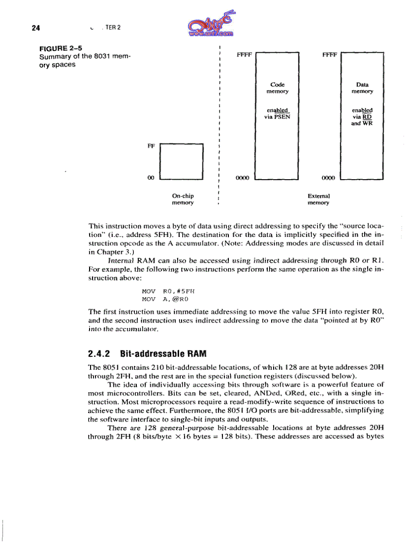 image for page The Microcontroler 8051