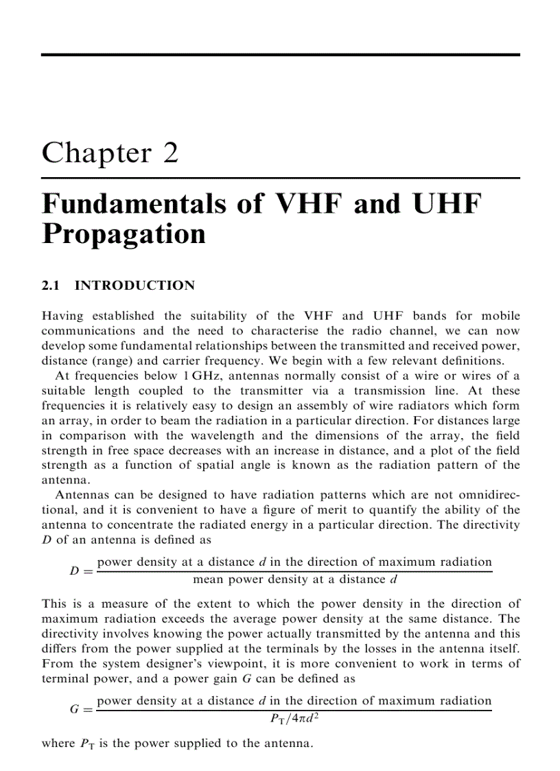 image for page The Mobile Radio Propagation Channel 2nd Edition