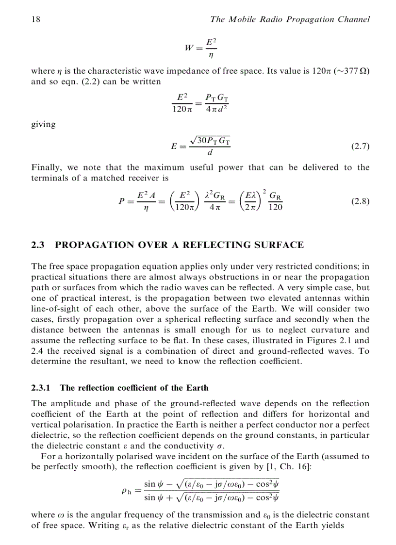 image for page The Mobile Radio Propagation Channel 2nd Edition