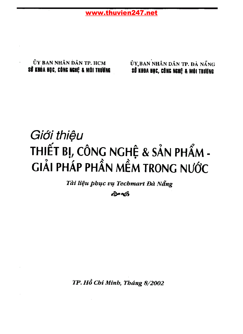 image for page Thiết bị công nghệ Sản phẩm giải pháp phần mềm trong nước