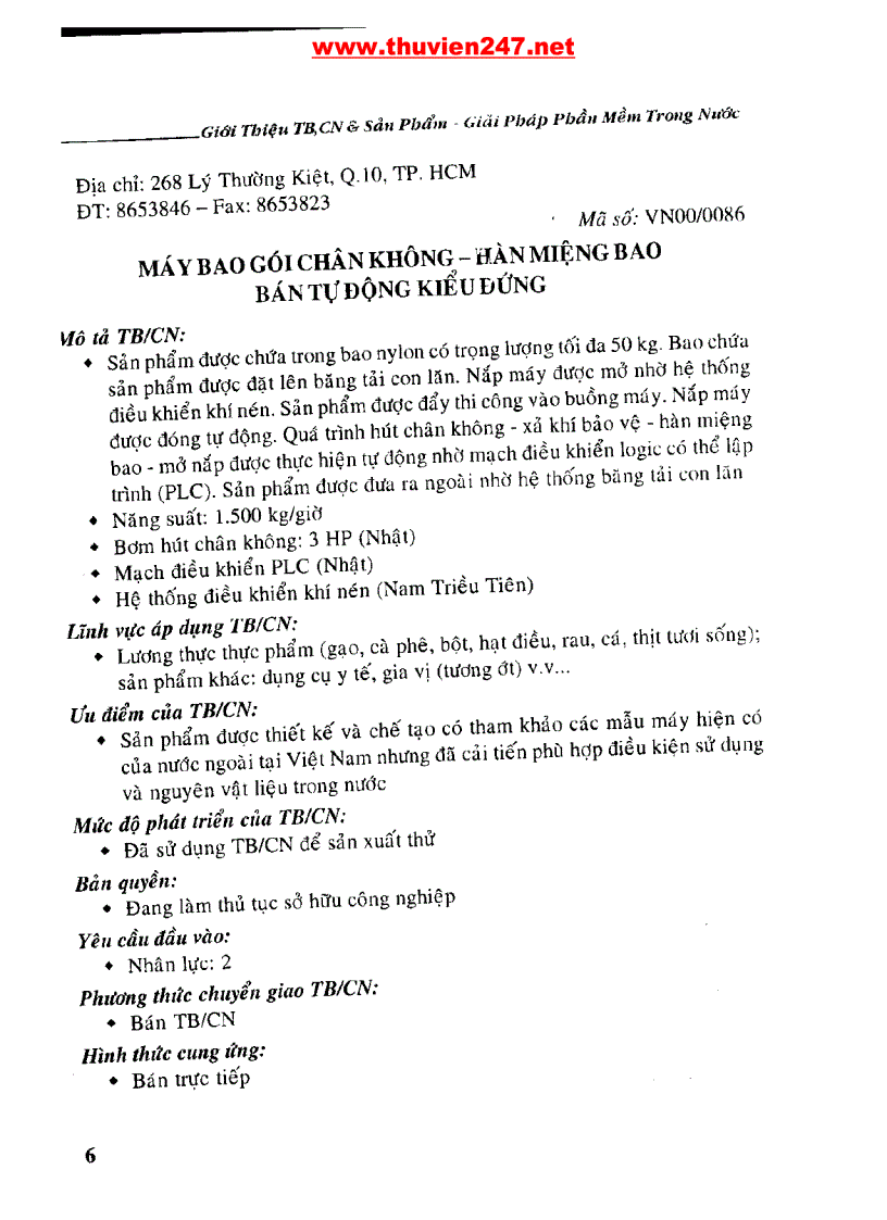 image for page Thiết bị công nghệ Sản phẩm giải pháp phần mềm trong nước