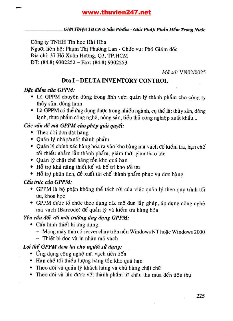 image for page Thiết bị công nghệ Sản phẩm giải pháp phần mềm trong nước