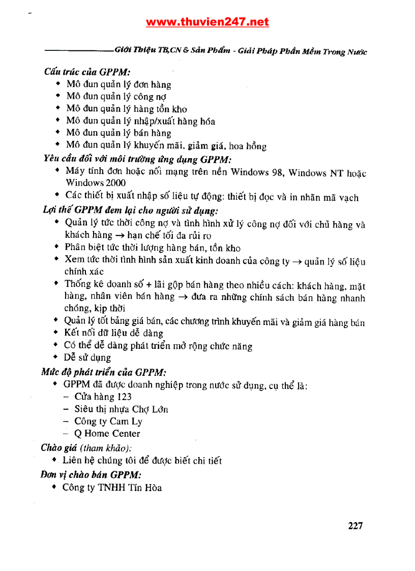 image for page Thiết bị công nghệ Sản phẩm giải pháp phần mềm trong nước