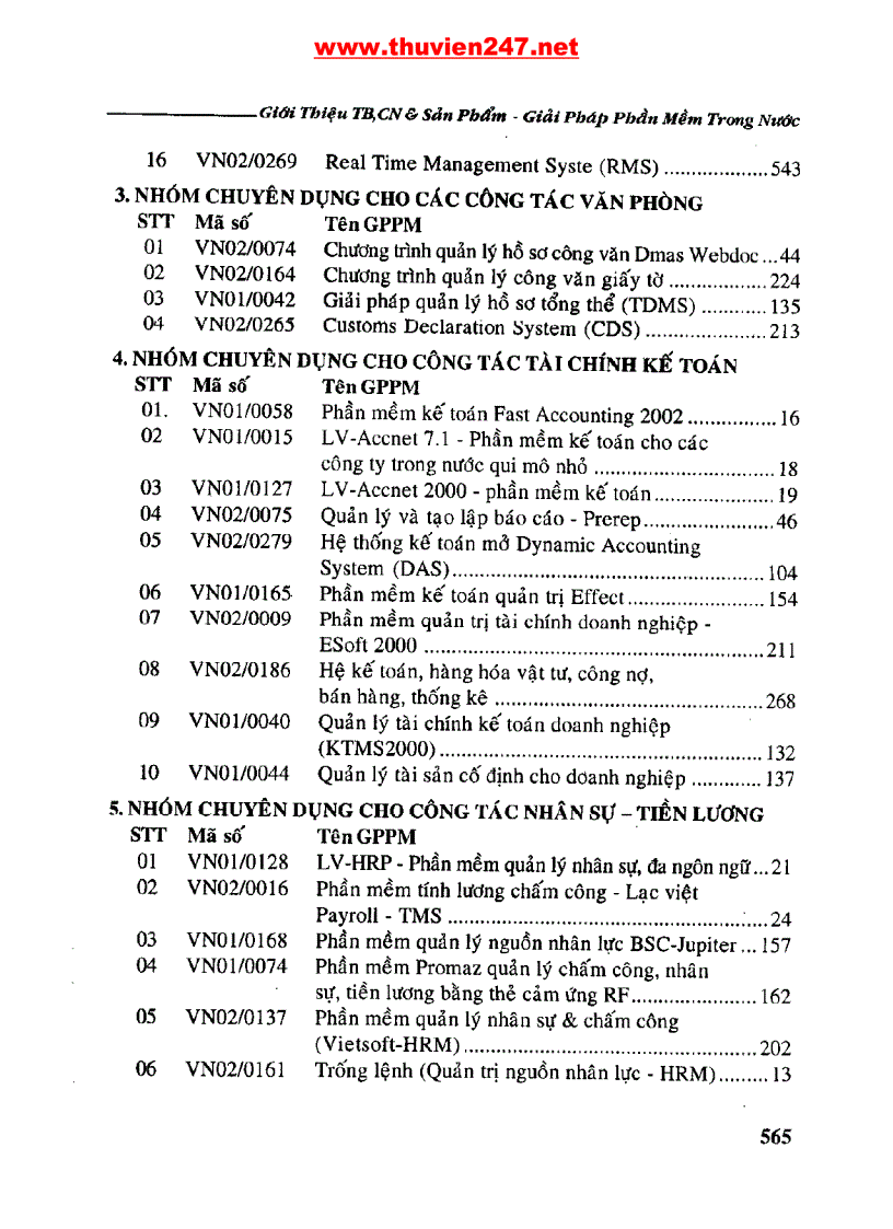 image for page Thiết bị công nghệ Sản phẩm giải pháp phần mềm trong nước