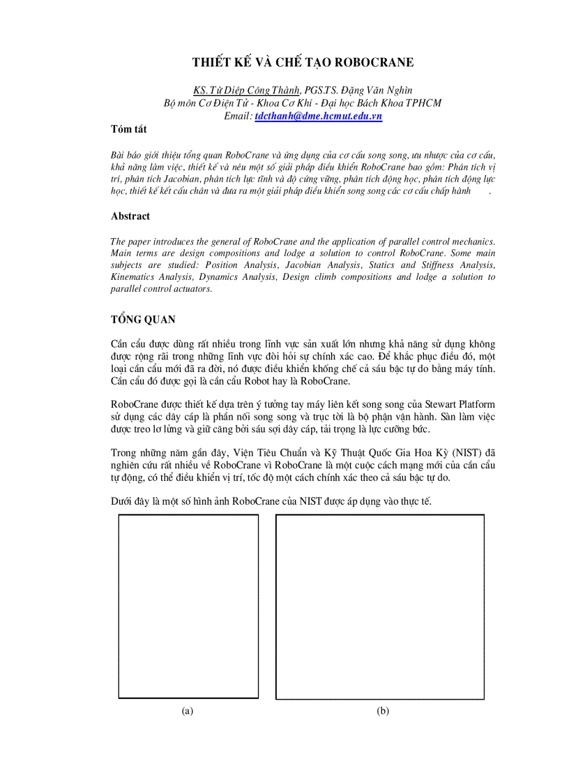 image for page Thiết kế chế tạo Robocrane