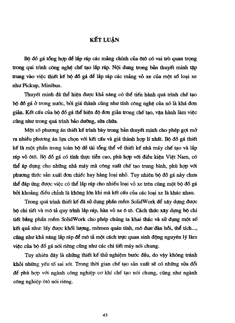 image for page Thiết kế tính toán bộ đồ gá tổng hợp để lắp ráp vỏ ô tô