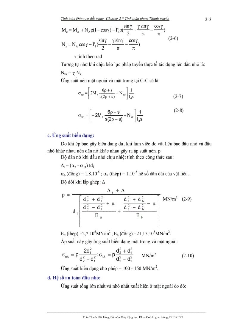 image for page Tính toán thiết kế động cơ đốt trong