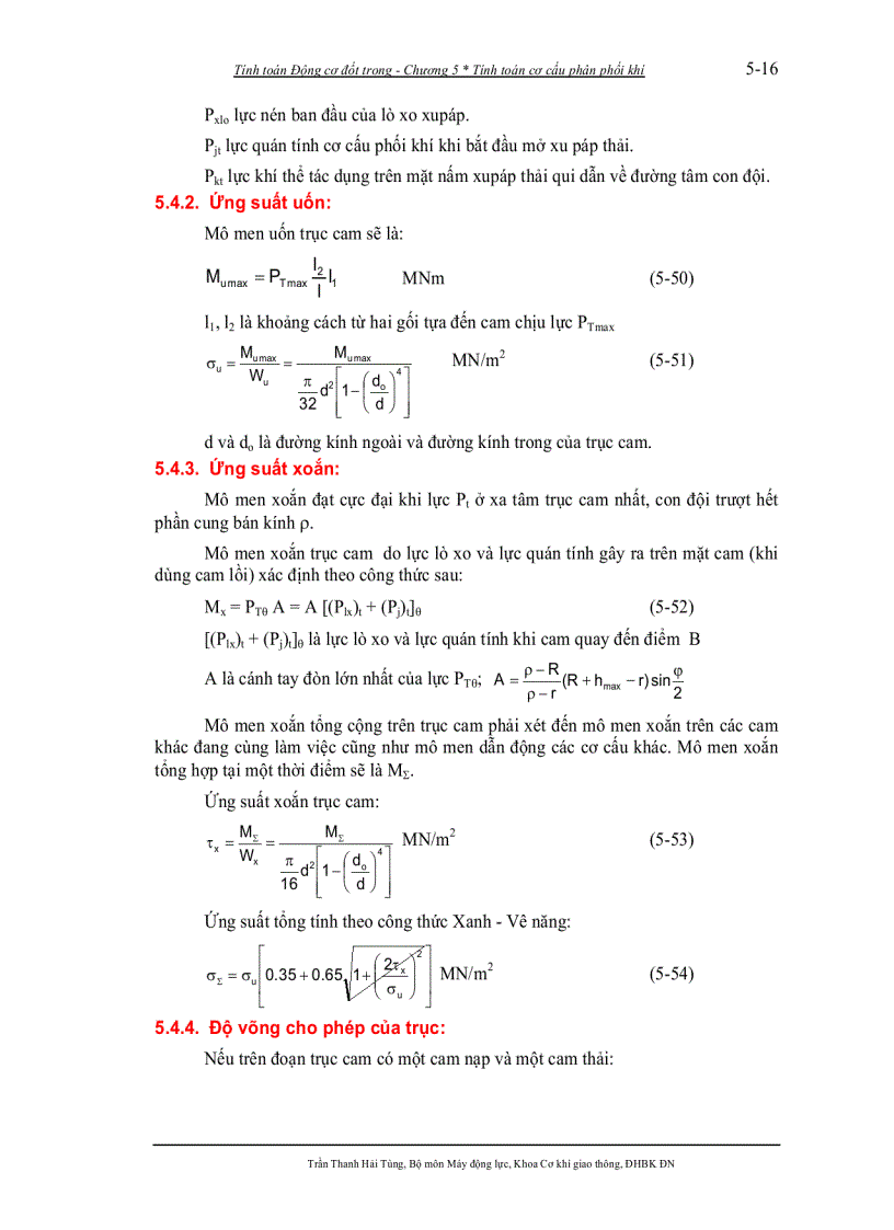 image for page Tính toán thiết kế động cơ đốt trong