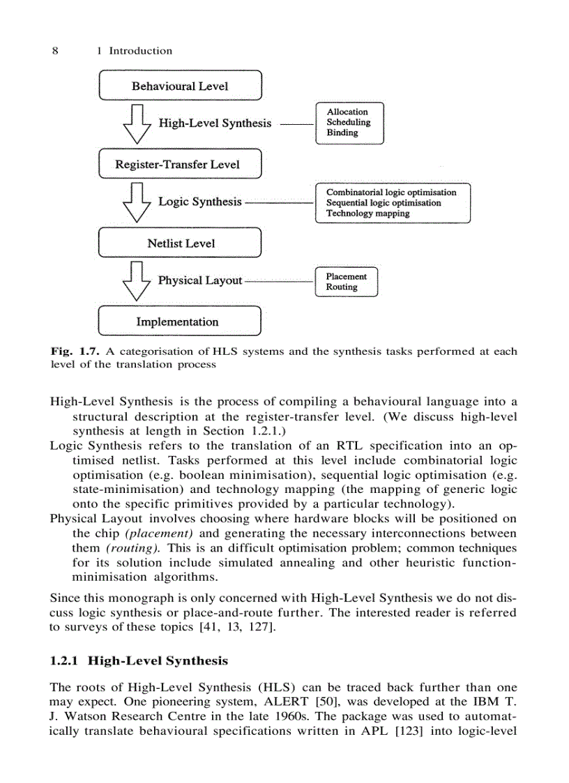 image for page Verlag Higher Level Hardware Synthesis