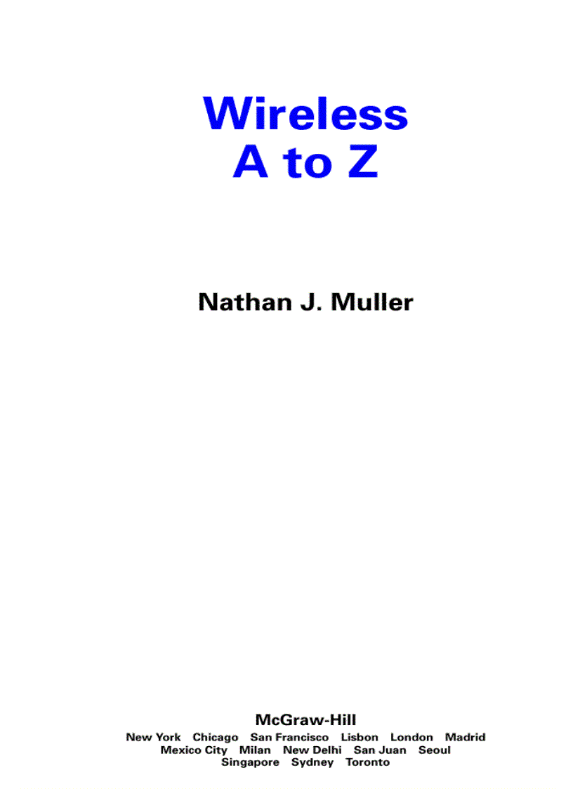 Wireless A to Z