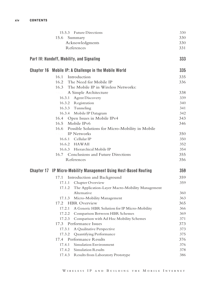 image for page Wireless IP and Building the Mobile Internet 1