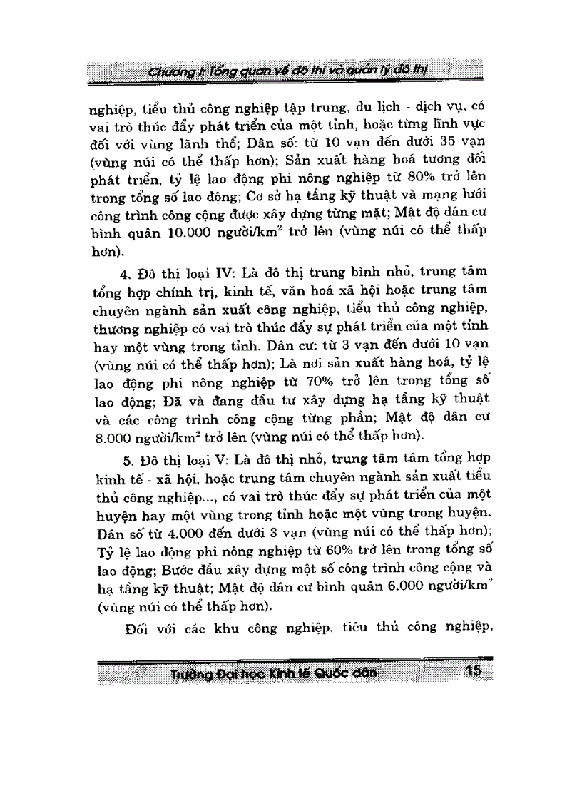 image for page Giáo trình quản lý đô thị