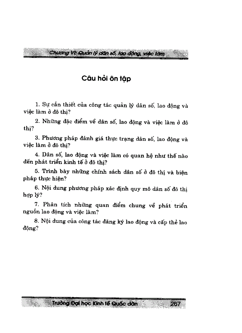 image for page Giáo trình quản lý đô thị