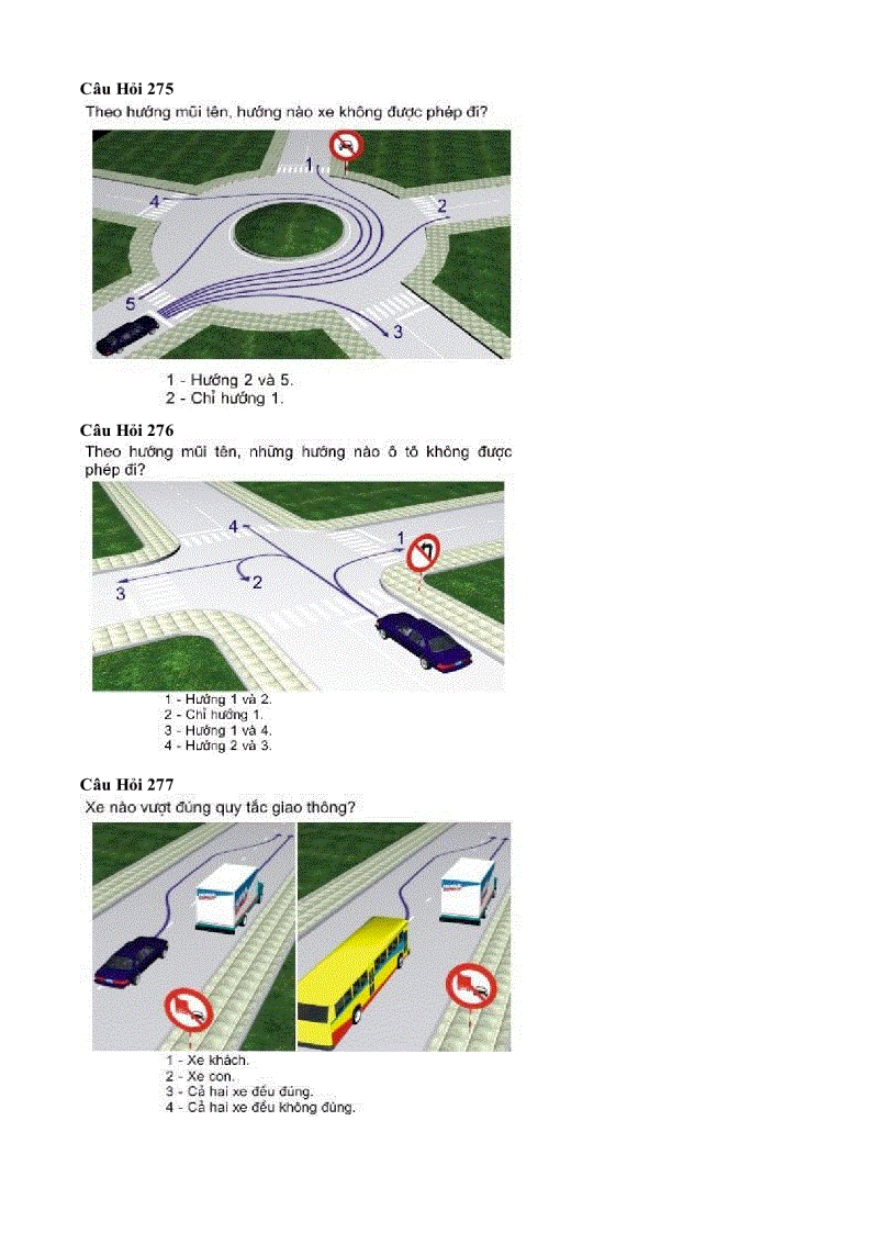 image for page 300 Câu hỏi và đáp án Trắc nghiệm Luật giao thông đường bộ