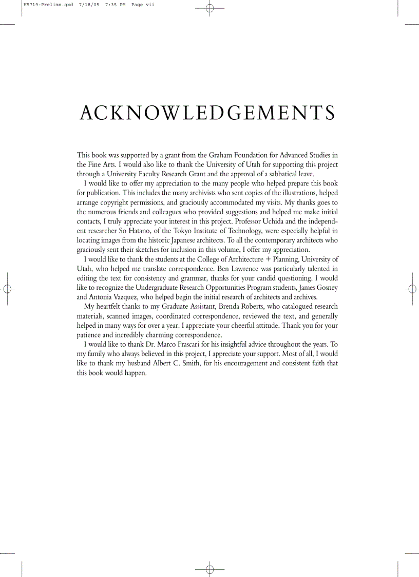 image for page Architect s Drawings A selection of sketches by world famous architects through history