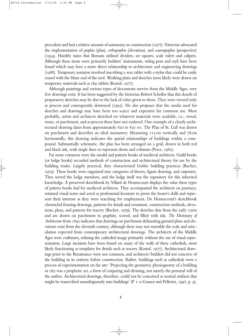 image for page Architect s Drawings A selection of sketches by world famous architects through history