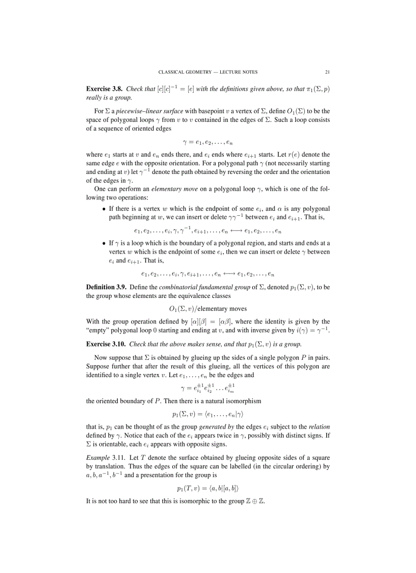 image for page Classical Geometry