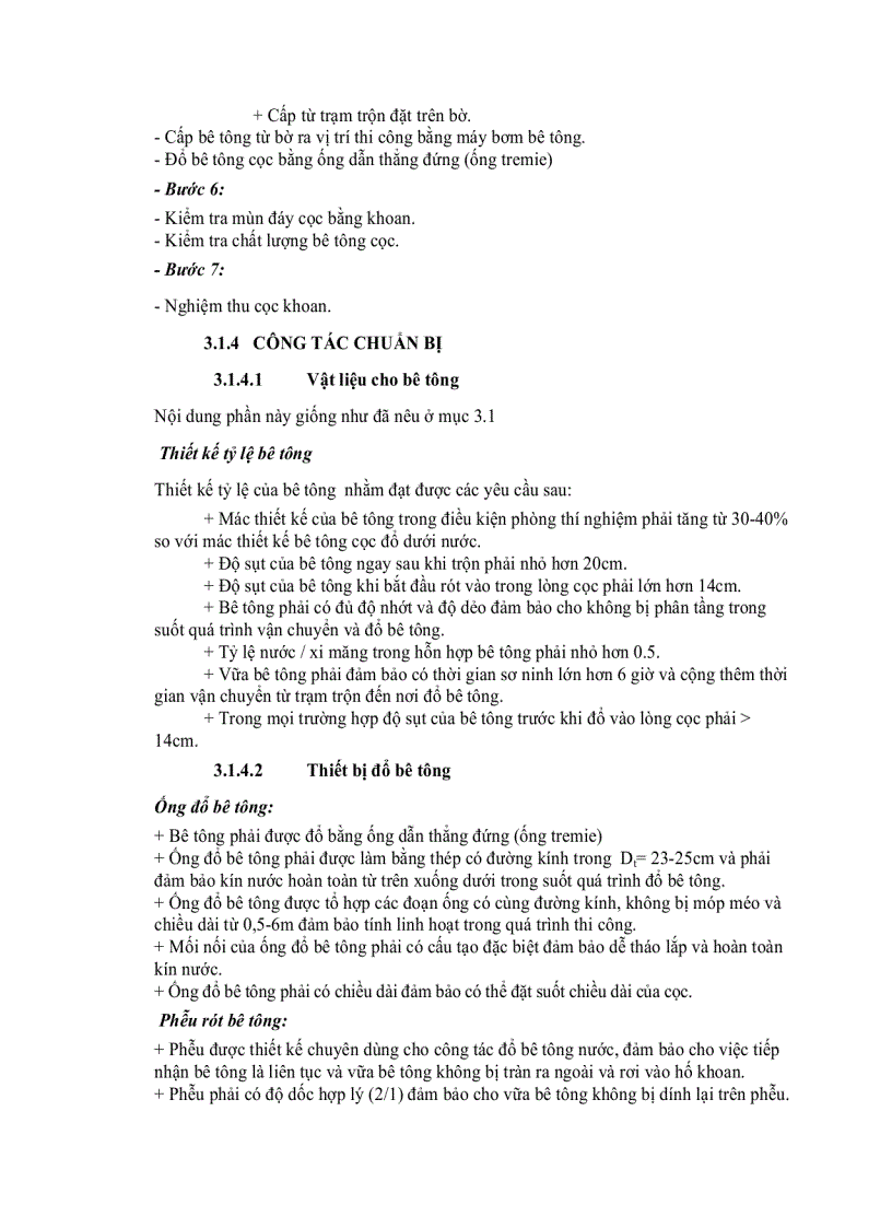 image for page Cọc khoan nhồi trong xây dựng công trình giao thông